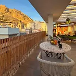 La Terraza. Vistas Al Castillo A 1 Min. De La Playa Daire